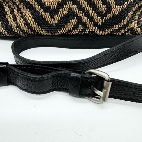 Patricia Nash Empoli Satchel With Bamboo Handle In Tribal Weave Pattern Mid-Size - Picture 6 of 13